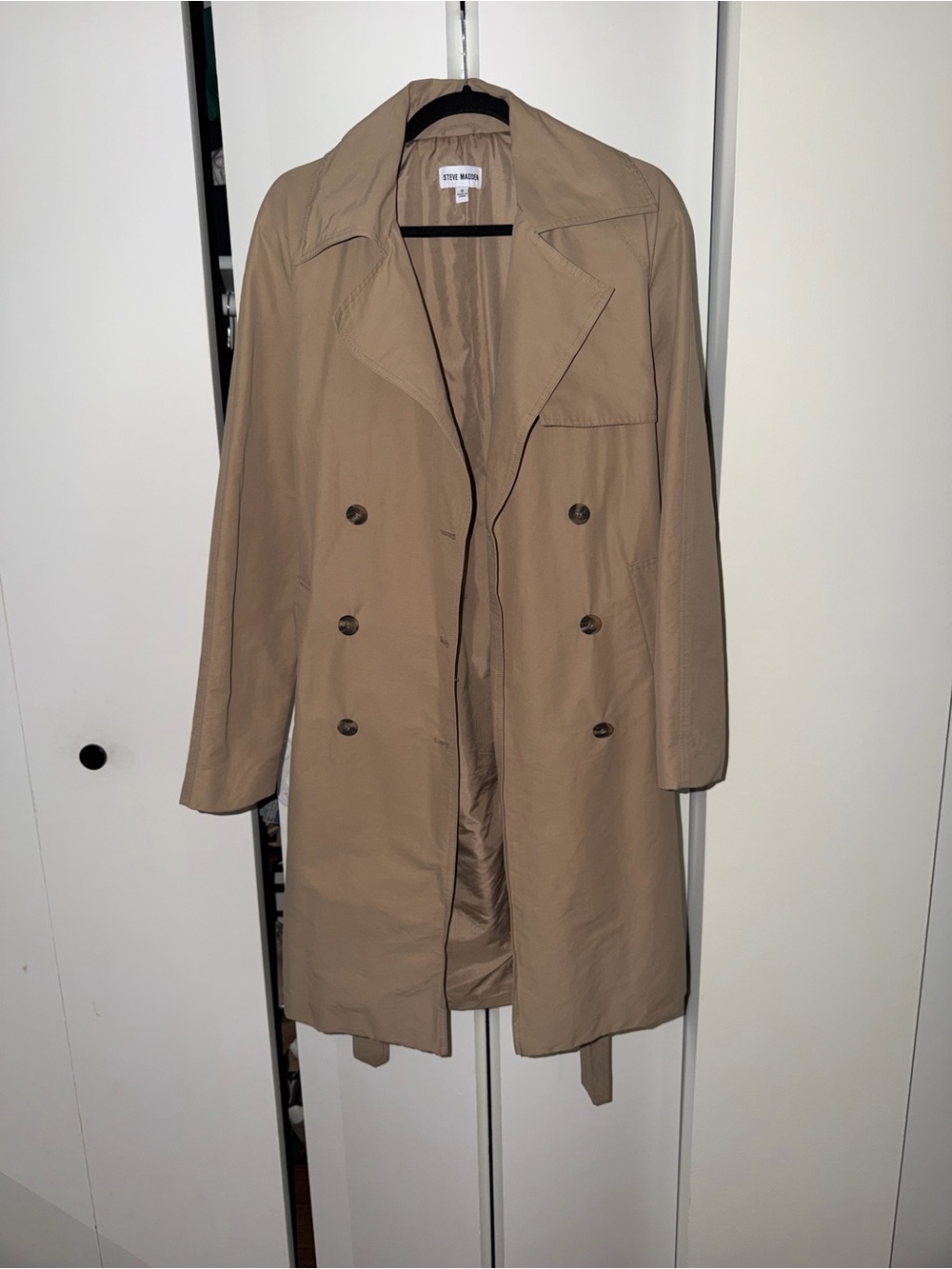 Steve Madden Beige Trench Coat